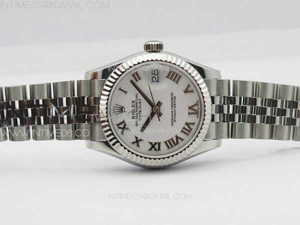 DateJust 31mm 178271 SS APSF Best Edition White Dial Roman Markers on Jubilee Bracelet A2824 – Bild 3