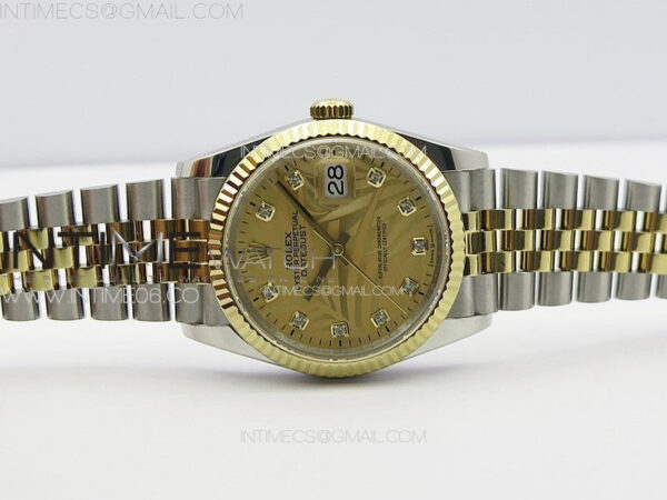 DateJust 36 SS/YG 126234 JDF 1:1 Best Edition New YG Dial on Jubilee SS/YG Bracelet – Bild 3
