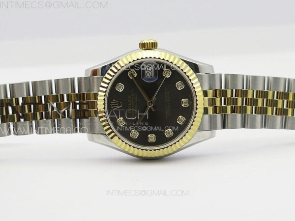 DateJust 31mm 178271 SS/YG APSF Best Edition Gray Dial Crystal Markers on Jubilee Bracelet A2824 – Bild 2