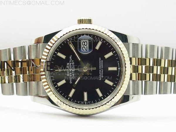 DateJust 36mm 126234 BP 1:1 Best Edition 904L Steel/YG New Version Black Dial on Jubilee Bracelet – Bild 4