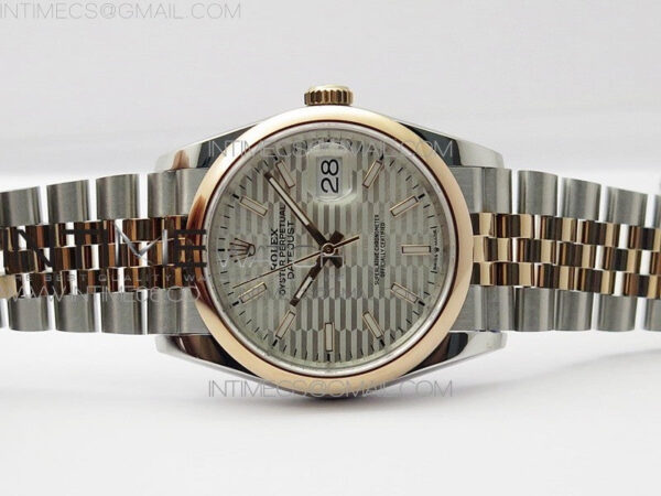 DateJust 36 SS/RG 126201 BP 1:1 Best Edition Silver Dial on Jubilee Bracelet – Bild 3