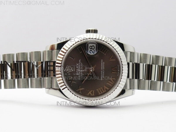 Datejust 31mm 278275 SS BP Best Edition Gray Roman Markers Dial on SS President Bracelet – Bild 3