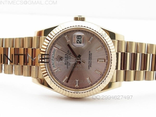 Day-Date 40 RG BP 1:1 Best 228239 RG Diamond Sticks Dial on RG Bracelet – Bild 3