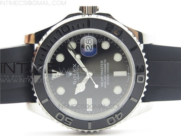 Yacht-Master 226659 42mm BP Maker Best Edition Black Ceramic Bezel on Oysterflex Rubber Strap A2824 – Bild 3