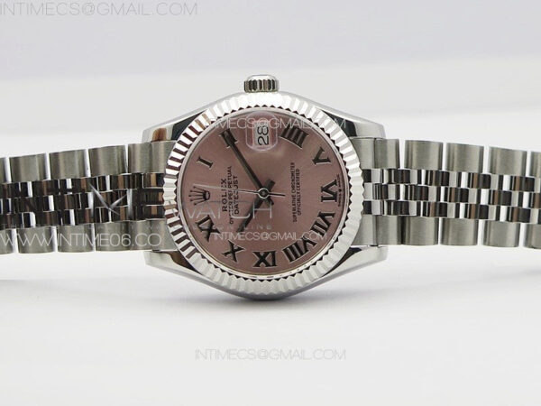 DateJust 31mm 178271 SS APSF Best Edition Pink Dial Roman Markers on Jubilee Bracelet A2824 – Bild 4