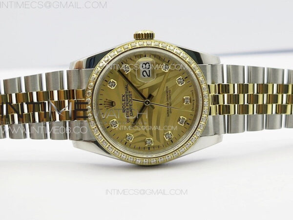 DateJust 36 SS/YG 126234 Diamonds Bezel JDF 1:1 Best Edition New YG Dial on Jubilee SS/YG Bracelet – Bild 2