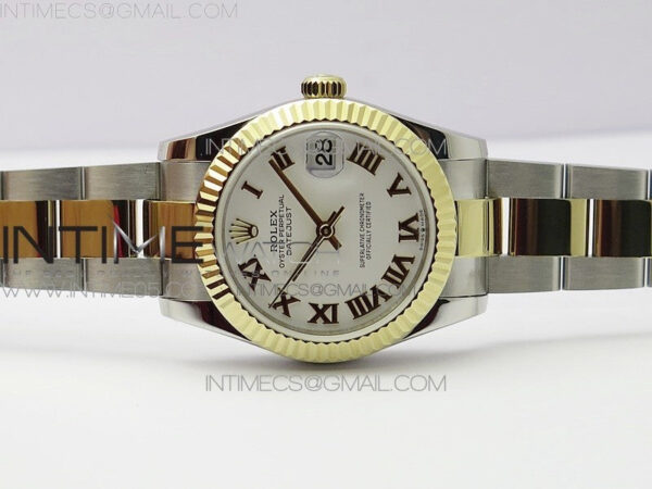 Datejust 31mm 278273 SS/YG BP Best Edition White Roman Markers Dial on SS/YG Oyster Bracelet – Bild 5