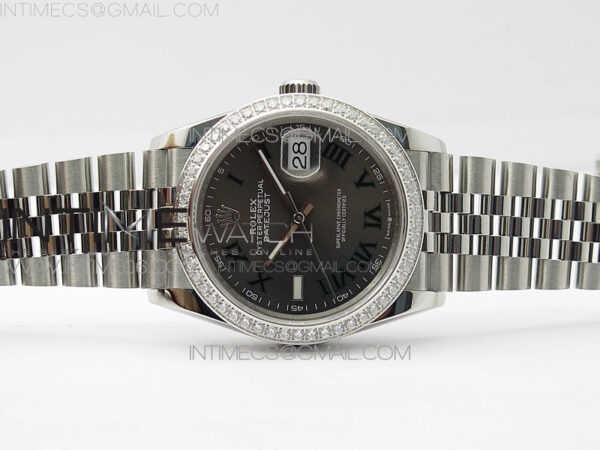 DateJust 36 SS 126284 BP 1:1 Best Edition New Blue Dial on Jubilee Bracelet – Bild 3