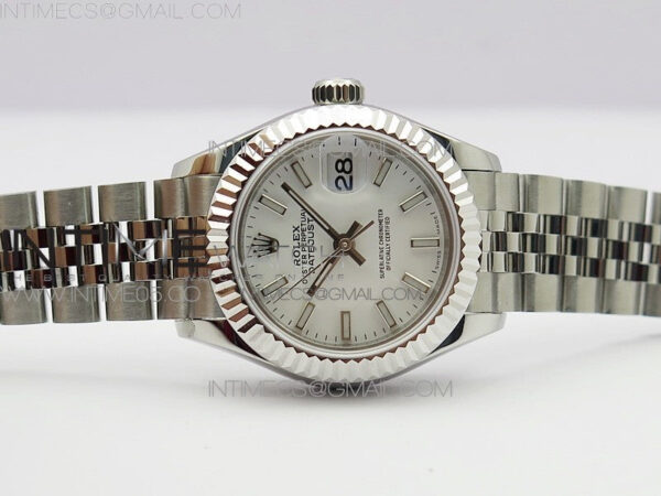 Datejust 28mm 279174 SS BP Best Edition White Sticks Markers Dial on SS Jubilee Bracelet ETA2671 – Bild 3
