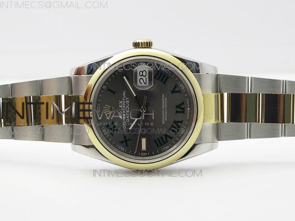 DateJust 36 SS/YG 126203 JDF 1:1 Best Edition Gray Dial on Oyster Bracelet – Bild 3