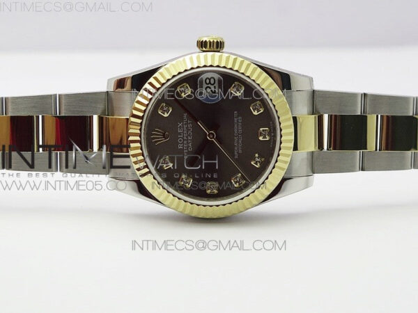 Datejust 31mm 278273 SS/YG BP Best Edition Gray Diamonds Markers Dial on SS/YG Oyster Bracelet – Bild 3