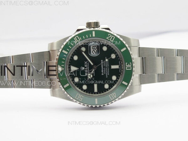 Submariner 116610LV 904L SS Case CF 1:1 Best Edition Green Dial On 904L Bracelet SA3135 – Bild 3