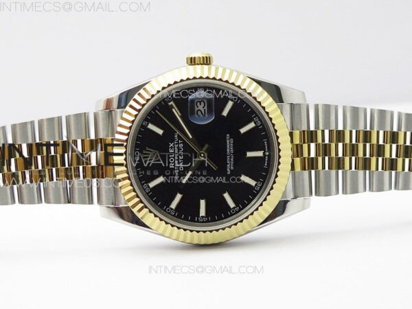 DateJust 41MM 126334 SS/YG APSF 1:1 Best Edition Black Dial Sticks Markers on SS Jubilee Bracelet A3235 – Bild 3
