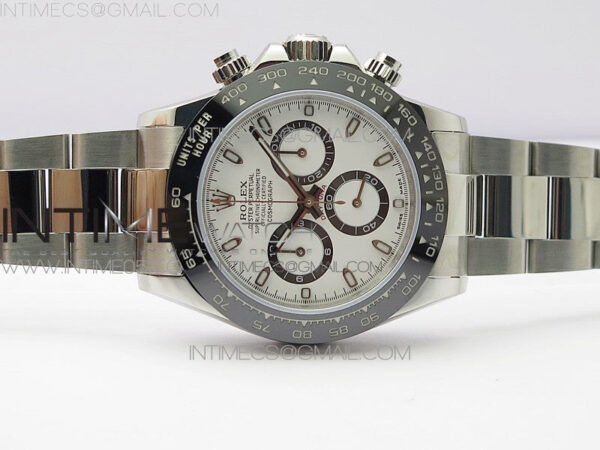 Daytona 116500 VRF 1:1 Best Edition White Dial on SS Bracelet A7750 V2 – Bild 3
