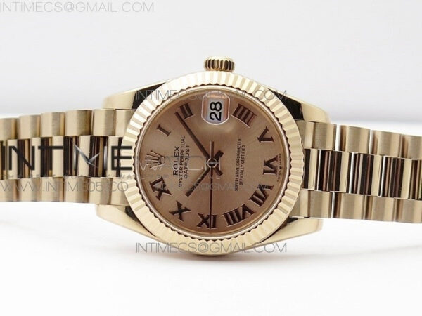 Datejust 31mm 278275 RG BP Best Edition RG Roman Markers Dial on RG President Bracelet – Bild 3