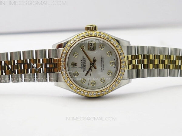 Datejust 28mm 279179 SS/YG APSF Best Edition White MOP Dial Crystals Markers on SS/YG Jubilee Bracelet NH05 – Bild 2