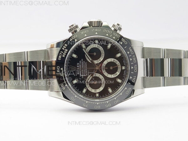 Daytona 116500 Clean 1:1 Best Edition 904L SS Case and Bracelet Black Dial SA4130 – Bild 2
