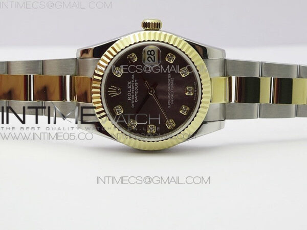 Datejust 31mm 278273 SS/YG BP Best Edition Black MOP Diamonds Markers Dial on SS/YG Oyster Bracelet – Bild 3