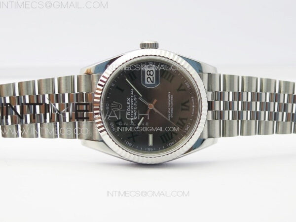 DateJust 36 SS 126234 VSF 1:1 Best Edition 904L Steel Gray Dial Roman Markers on Jubilee Bracelet VS3235 – Bild 3