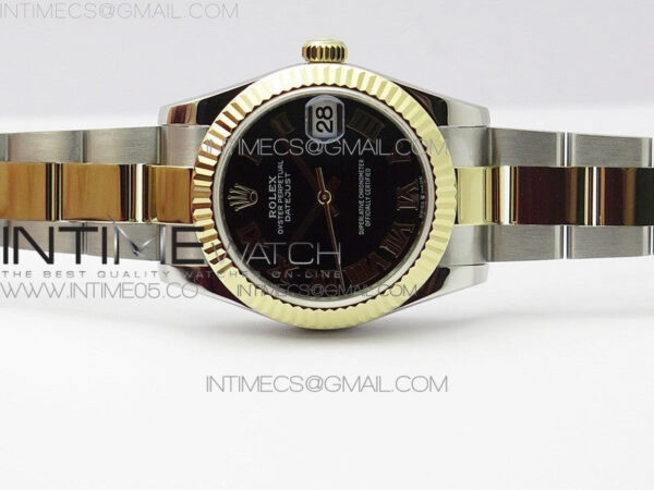 Datejust 31mm 278273 SS/YG BP Best Edition Black Roman Markers Dial on SS/YG Oyster Bracelet – Bild 3
