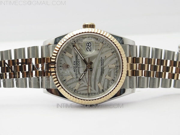 DateJust 36 SS/RG 126231 BP 1:1 Best Edition Silevr/Gray Dial on Jubilee Bracelet – Bild 3