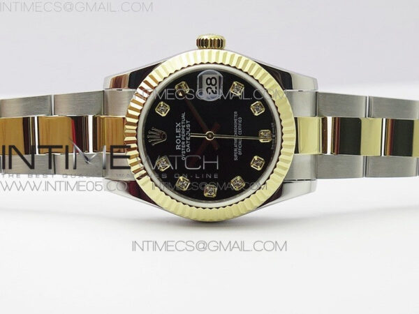 Datejust 31mm 278273 SS/YG BP Best Edition Black Diamonds Markers Dial on SS/YG Oyster Bracelet – Bild 3