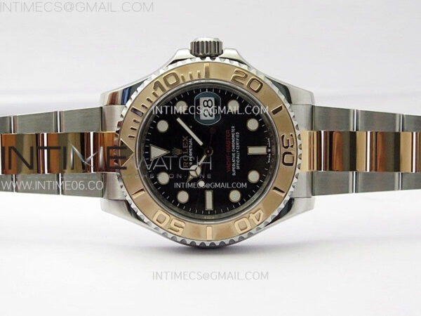 Yacht-Master 126621 904L/RG VSF 1:1 Best Edition Black Dial On 904L/RG Bracelet VS3235 – Bild 3