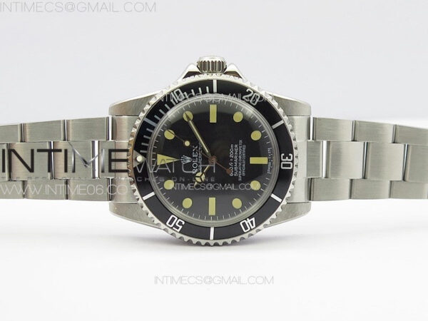 Vintage Submariner 1680 No Date SS JKF Best Edition Black Dial on SS Bracelet (Style3) A2836 – Bild 3
