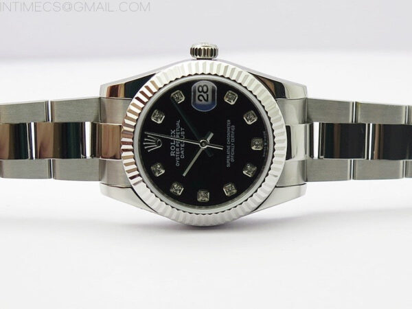 Datejust 31mm 278273 SS BP Best Edition Black Crystal Markers Dial on Oyster Bracelet – Bild 3