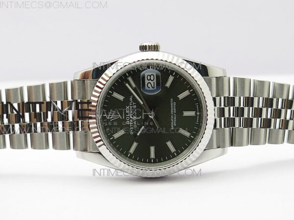 Datejust 36mm 116231 SS BP 1:1 Best Edition Green Dial Stick Markers On SS Jubilee Bracelet A2824 – Bild 3