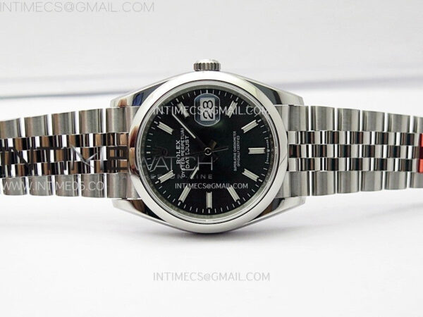 DateJust 36 SS 126200 904L Steel VSF 1:1 Best Edition Green Dial Sticks Markers on Jubilee Bracelet VS3235 – Bild 3