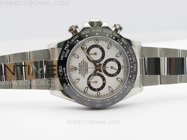 Daytona 116500LN APSF Best Edition White Dial Sticks Markers On SS Bracelet Slim A7750 – Bild 4