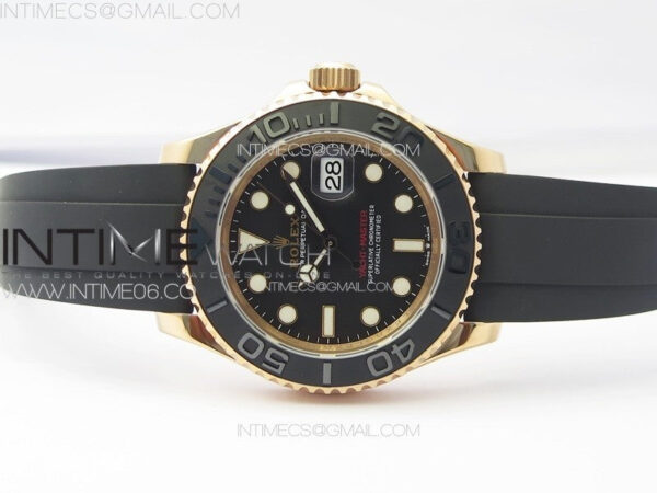 Yacht-Master 126655 RG VSF 1:1 Best Edition Black Ceramic Bezel on Oysterflex Rubber Strap VS3235 – Bild 3
