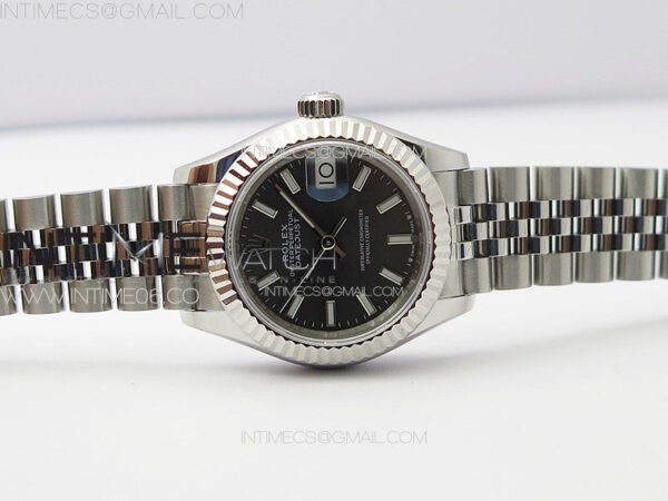 Datejust 28mm 279179 SS APSF Best Edition Gray Dial Sticks Markers on SS Jubilee Bracelet NH05 – Bild 3