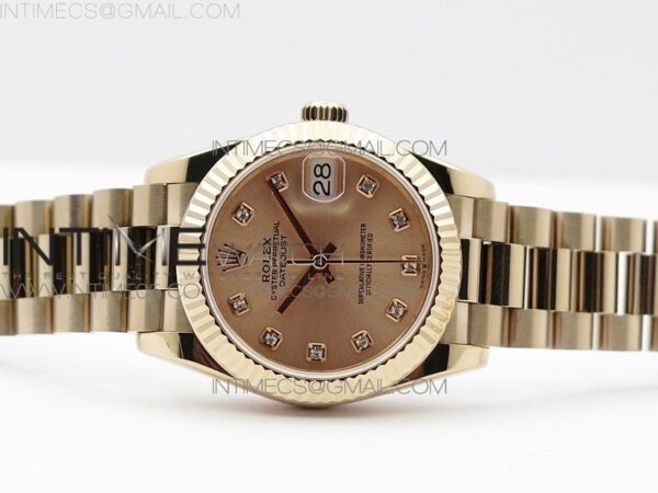 Datejust 31mm 278275 RG BP Best Edition RG Crystal Markers Dial on RG President Bracelet – Bild 2