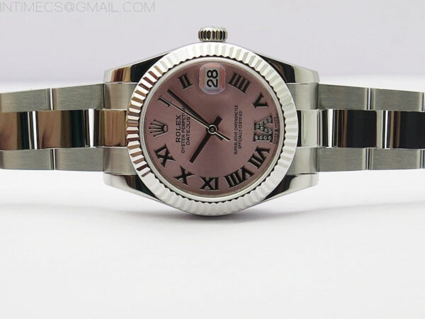 Datejust 31mm 278273 SS BP Best Edition Pink Roman Markers Dial on Oyster Bracelet – Bild 2