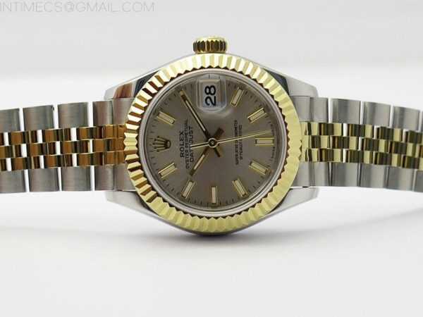 Datejust 28mm 279173 SS/YG BP Best Edition Silver Sticks Markers Dial on SS/YG Jubilee Bracelet ETA2671 – Bild 3