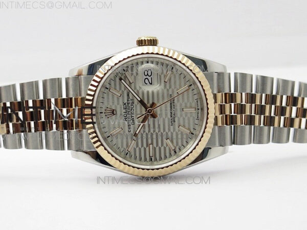 DateJust 36 SS/RG 126231 BP 1:1 Best Edition Silevr Dial on Oyster Bracelet – Bild 3