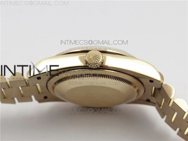 Day-Date 36 128239 RG BP Best Edition Pink Gold Crystal Markers Dial on RG President Bracelet – Bild 3