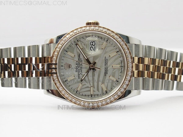 DateJust 36 SS/RG 126281 BP 1:1 Best Edition Silver/Gray Dial on Jubilee Bracelet – Bild 3