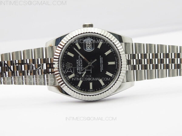 DateJust 41 126334 NTF 1:1 Best Edition 904L Steel Black Stick Dial on Jubilee Bracelet VR3235 – Bild 3