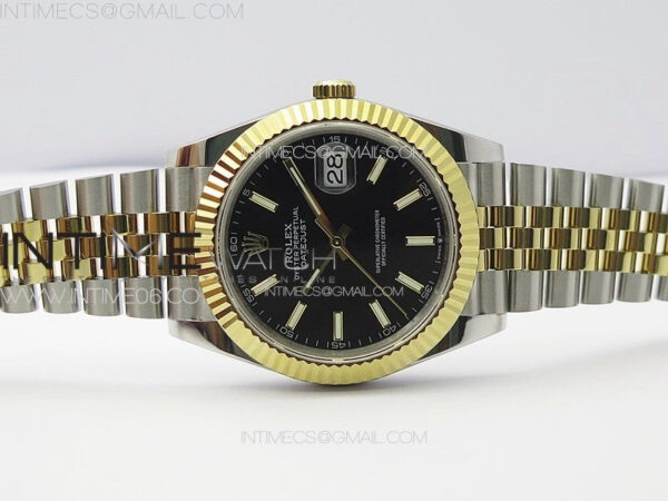 DateJust 41 126333 904L SS/YG GMF 1:1 Best Edition Black Dial On Jubilee Bracelet VR3235 – Bild 3
