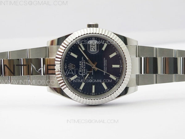 DateJust 41 126334 SS GMF 1:1 Best Edition Blue Fluted Dial on Oyster Bracelet – Bild 3