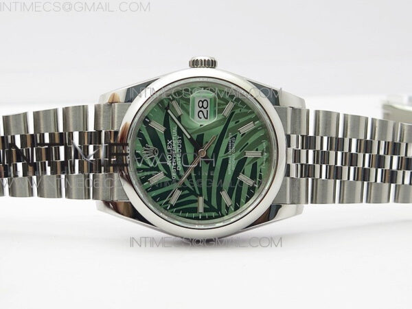 DateJust 36 SS 126200 BP 1:1 Best Edition New Green Dial on Jubilee Bracelet – Bild 4