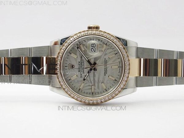 DateJust 36 SS/RG 126281 BP 1:1 Best Edition Silver/Gray Dial on Oyster Bracelet – Bild 3