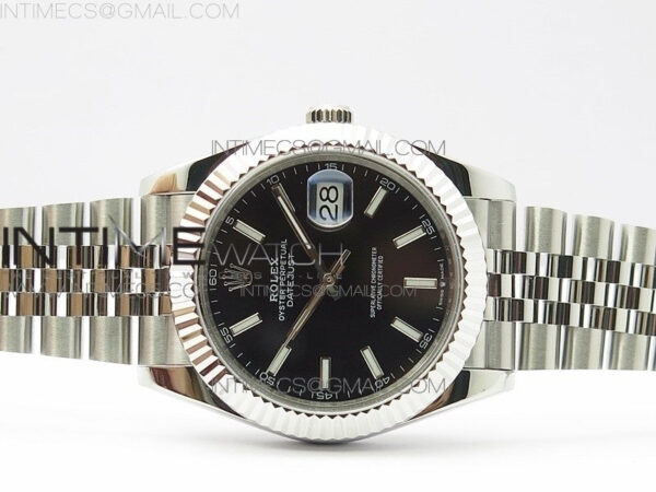 DateJust 41 126334 SS BP 1:1 Best Edition New Version Black Dial on Jubilee Bracelet – Bild 3