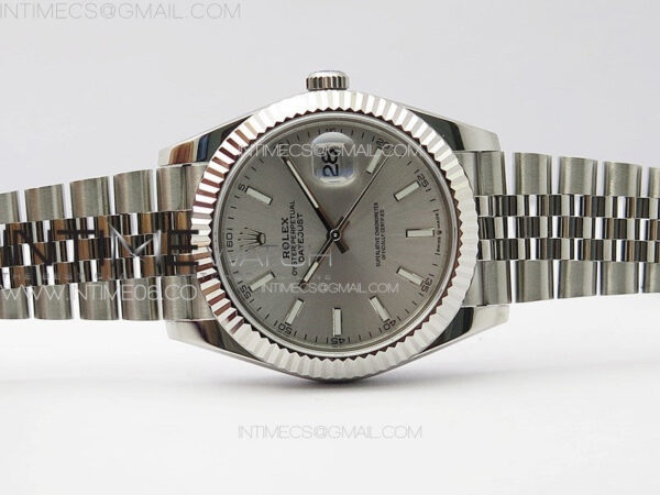DateJust 41MM 126334 SS APSF 1:1 Best Edition Silver Dial on SS Jubilee Bracelet SA3235 – Bild 3