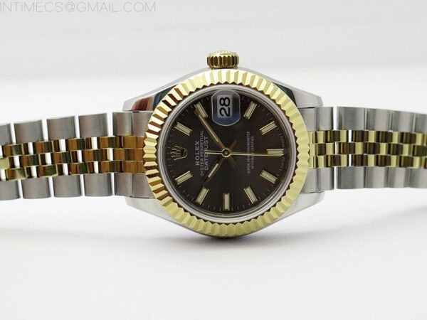 Datejust 28mm 279173 SS/YG BP Best Edition Green Sticks Markers Dial on SS/YG Jubilee Bracelet ETA2671 – Bild 2