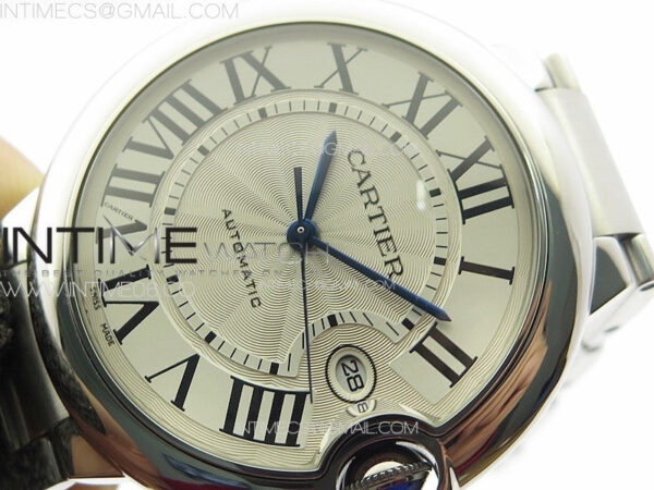 Ballon Bleu 42mm SS K3F 1:1 Best Edition White Texture Dial on SS Bracelet A2824 – Bild 3