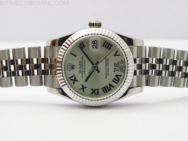 Datejust 31mm 278271 SS BP Best Edition Silver Roman Markers @6 Crystal Dial on Jubilee Bracelet – Bild 3